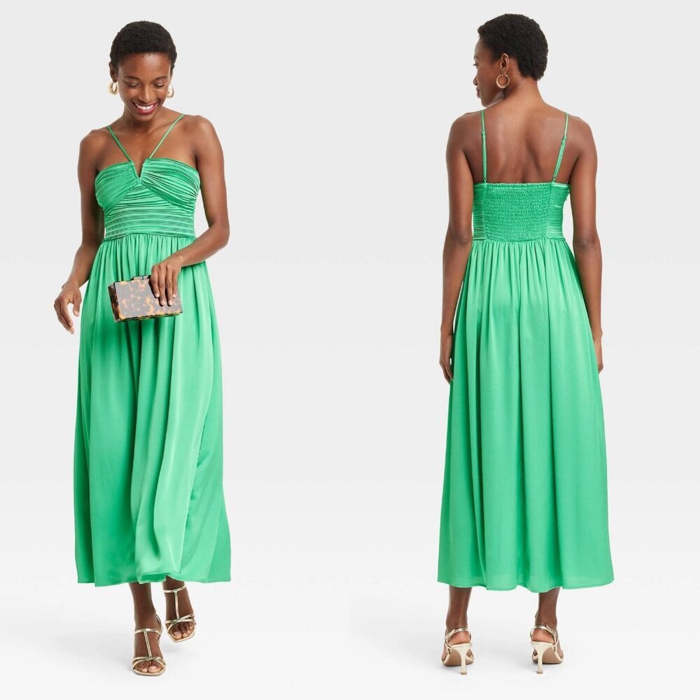 XS - Womens Maxi Sundress - A New Day - Green